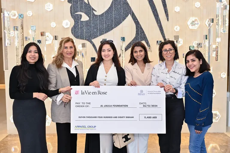 لافي إن روز، العلامة التابعة لمجموعة أباريل، تتبرع لمؤسسة الجليلة دعماً لجهود التوعية بسرطان الثدي
