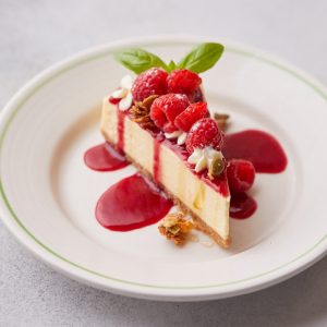 Raspberry Cheesecake at Jamie Oliver's Pizzeria this Valentine's Day