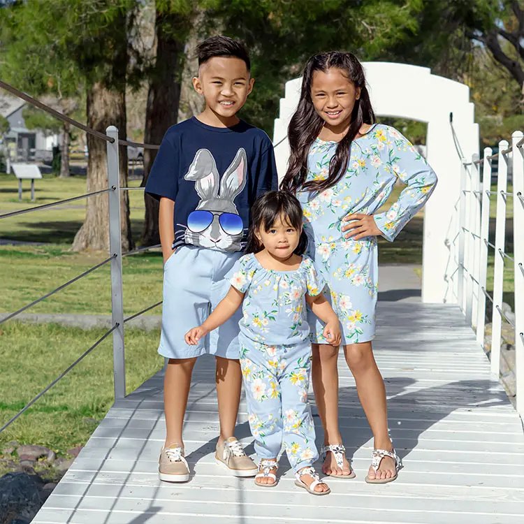 Pigiama Estivo Per Bambini The Children's Place - Canotta E Pantaloncini Con Tema Ninja, 100% Poliestere