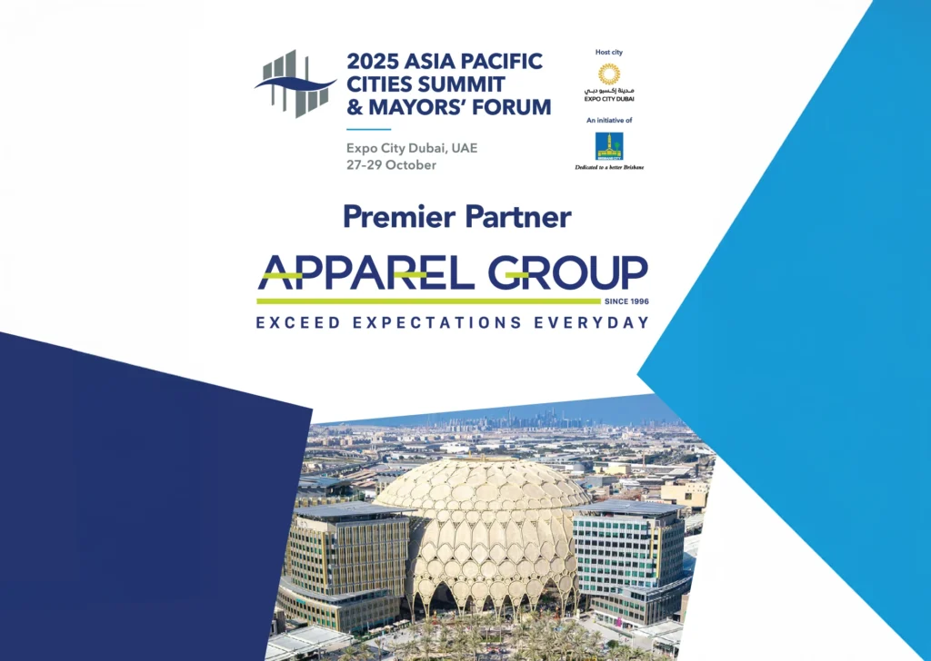 Apparel Group Announced as Premier Partner for the 2025 Asia Pacific Cities Summit and Mayors’ Forum Apparel Group Announced as Premier Partner for the 2025 Asia Pacific Cities Summit and Mayors’ Forum