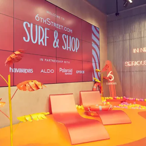 6thStreet.com’s Surf and Shop event at its Phygital store at Dubai Hills Mall