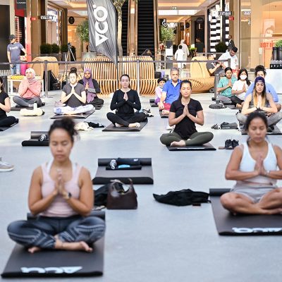 F5 Yoga Session at Dubai Hills Mall