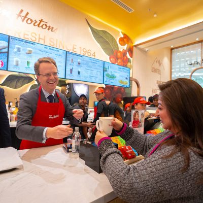 Tim Hortons 250th Store Opening in the Middle East